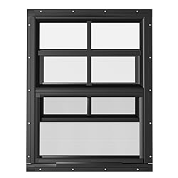 WRISIN 2 Pack Shed Windows 18" W x 23" H Flush