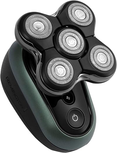 Remington RX7 Head Shaver XR1600 Cordless Wet Dry 60 Min USB 5 Cutting Heads