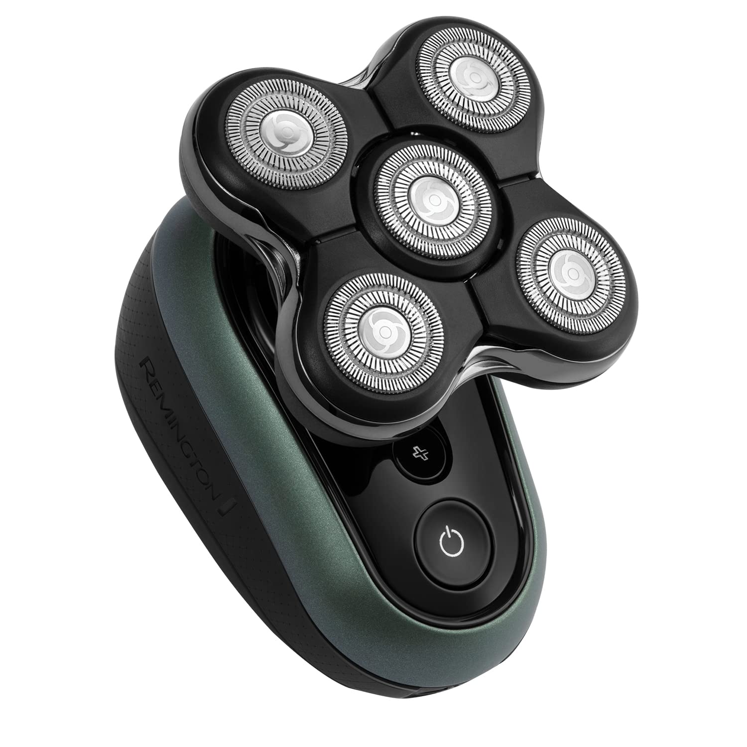 Remington RX7 Electric Head Shaver for Bald Men (Cordless, 60-Min Usage, USB, 5 Cutting Heads Skin Close Results (0.2mm), Turbo, Wet & Dry, Easy Clean, Waterproof, Pop-up Trimmer, Travel Pouch) XR1600