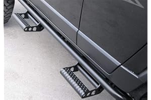 N-Fab RKR Step System for Jeep Wrangler TJ | Cab Length, Tubular Steel, Textured Black | J972RKRS2 | Fits 1997-2006 Jeep Wrangler TJ / BJ 2 Door All, SRW Gas