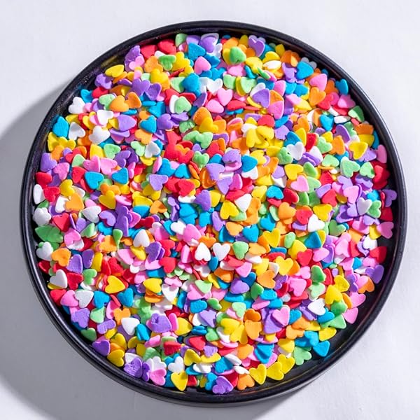 Bayep Confetti Sprinkles For Cake Decorating Rainbow Sprinkles For Ice Cream, Cookies, Baking, Cupcake Topper Colorful Sprinkles Perfect For Birthday Party Christmas Holiday Supplies 3.52 Ounce