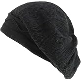 Armycrew Dreadlock 100% Cotton Slouchy Long Rasta Knit Beanie