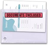 Triplast A4 Document Enclosed Wallets Pack of 100 Clear Self-Seal