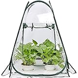 porayhut Pop Up Greenhouse Cover Flower House Mini Gardening Plant Flower Sunshine Room Room,Backyard PVC Greenhouse Cover fo