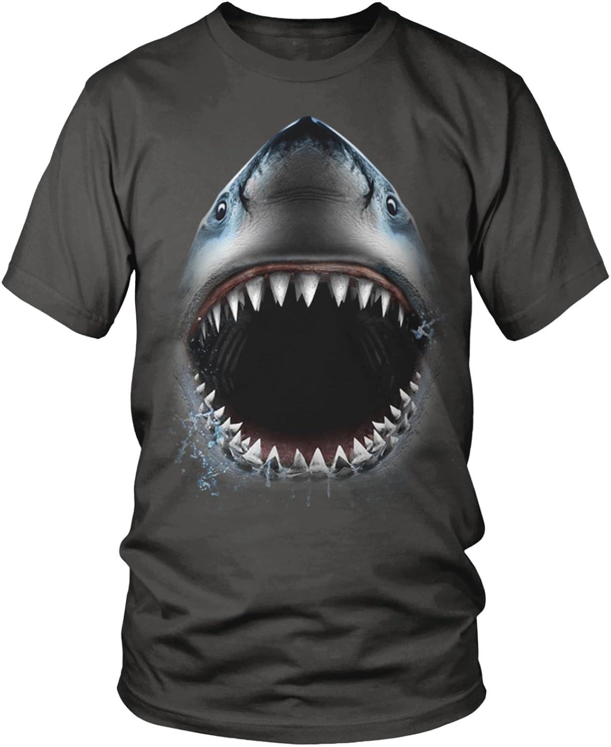 Amdesco Great White Shark Bite, Shark Face Jaw Men's T-Shirt