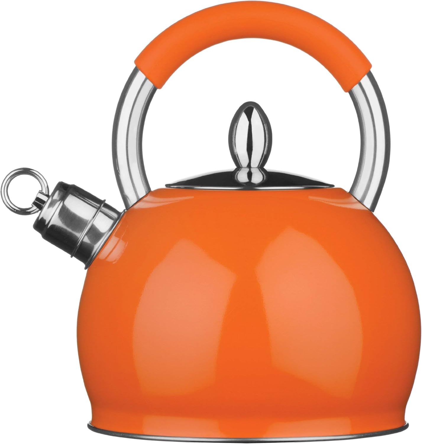 Premier Housewares Whistling Kettle, 2.4 Litre Orange Amazon.co.uk