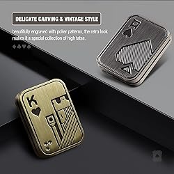 Metal Fidget Toys, EDC Fidget Slider, Poker Push