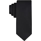 Calvin Klein Men’s Black Solid and Pattern Neckties – Dress Ties for Work, Weddings & Formal wear (Standard & Extra Long)