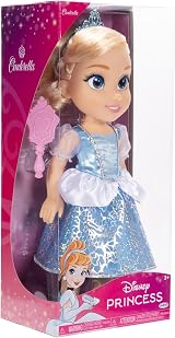 Disney Princess Cinderella Doll 14in Platinum Holofoil Dress Shoes Tiara Brush view 6