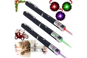 MEUSNO 3 Pack Cat Laser Pointer for Cats Dogs, Laser Pointer Cat Toy for Indoor Chaser Cats Dog Pet Laser Cat Toy Laser Pointer Pen Cat Laser Light Pointer, aaa Battery Powered (Not included in the package)