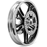 TOFR 21"x3.5" Enforcer Front Wheel Rim Tubeless For Harley 08-23 Touring | Compatible with Road Glide Road King Electra Glide Ultra Limited Classic Street Glide /W 11.8" Polished Front Rotors