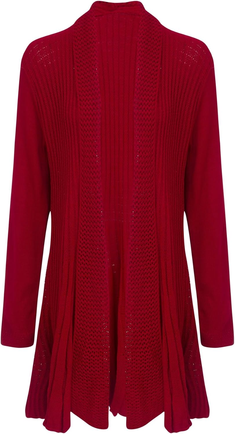 plus size red cardigan