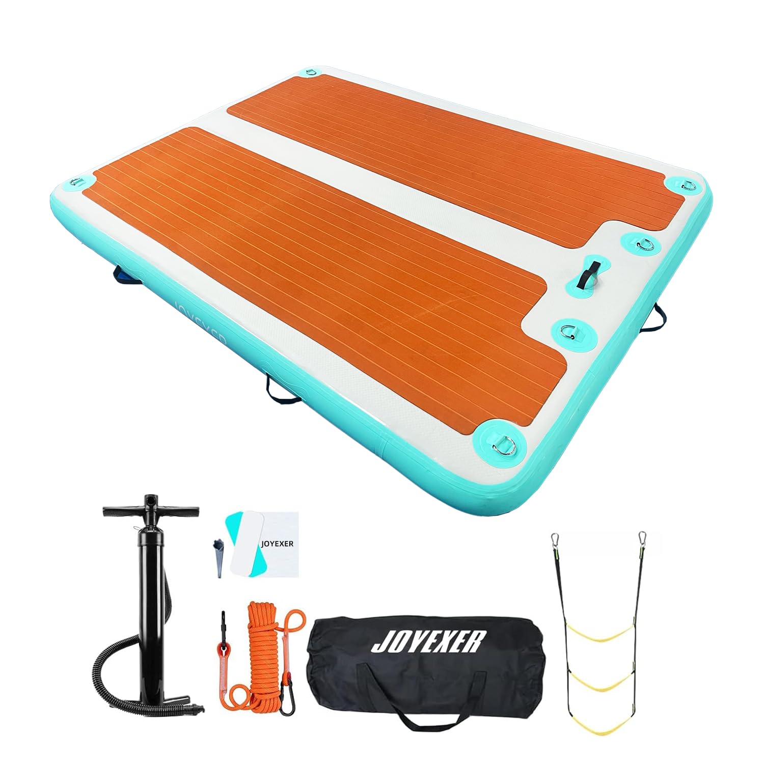 Inflatable Floating Dock, 10 x 6ft Air Dock