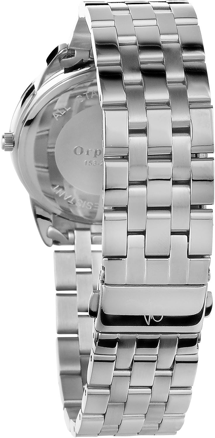 Orphelia Women's Quartz Watch with White Dial Analogue Display and Silver Stainless Steel OR53270088, White/Silver - Image 4