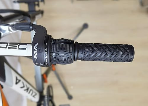 MEGHNA Bicycle 18 Speed Shifter Twist Shifter Lever 3x6 Speed Grip