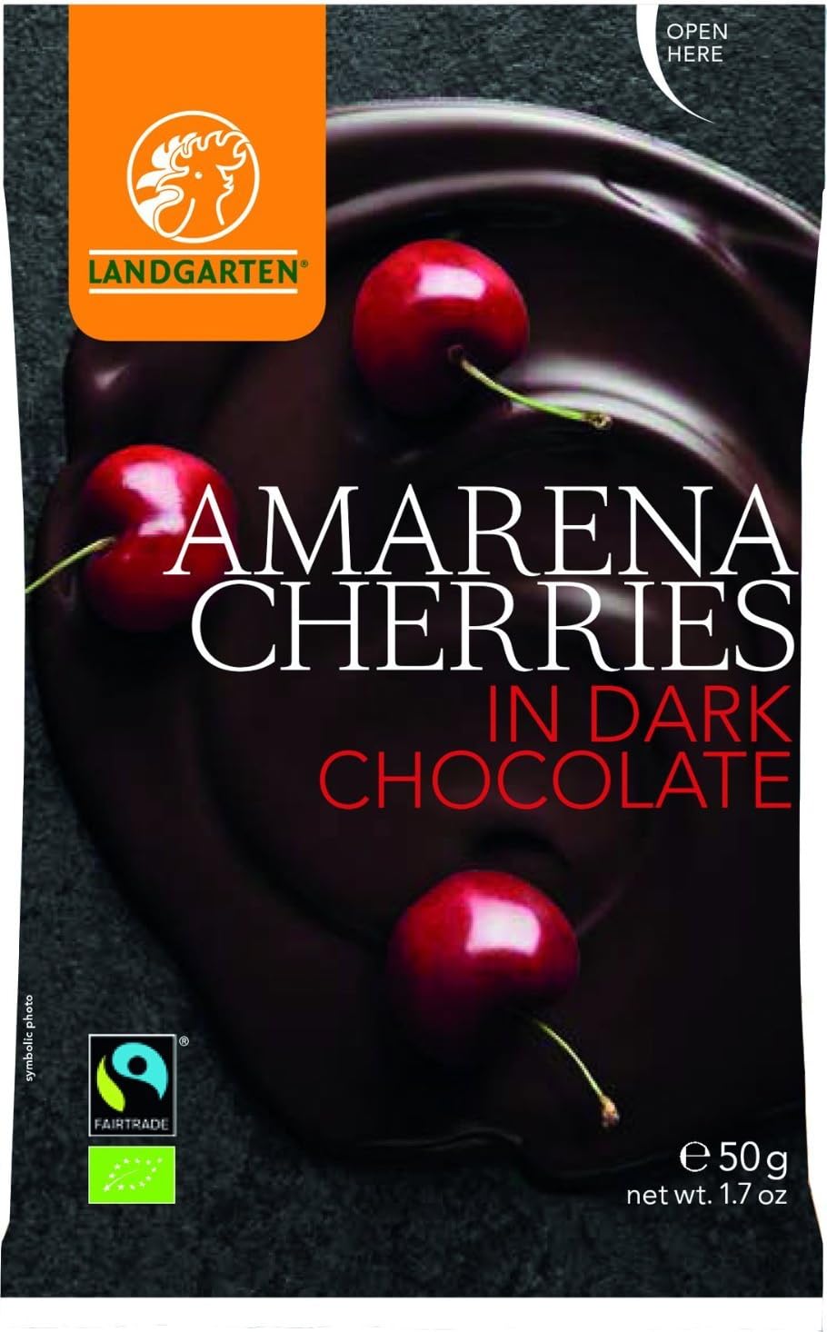 Amarena Cherries in Dark Choco 50gFairtrade InternationalFairtrade InternationalFairtrade InternationalFairtrade International