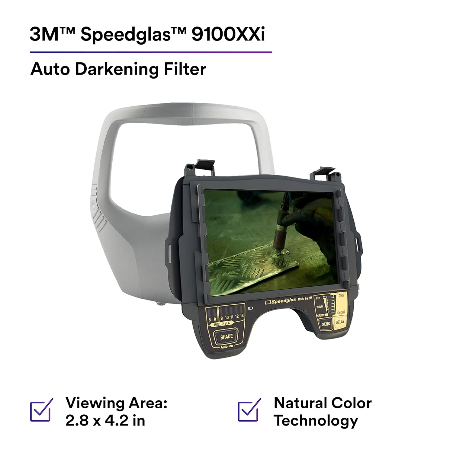 3m Speedglas 9100xxi Auto Darkening Filter With Silver Front Panel 06 0000 30i Kit 1 Kit Ea Case Amazon Com Industrial Scientific