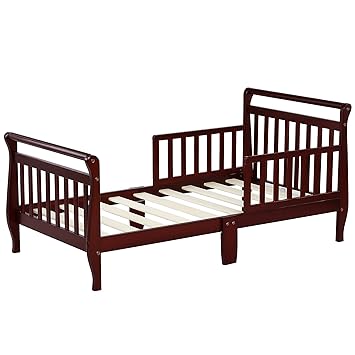 cherry wood toddler bed