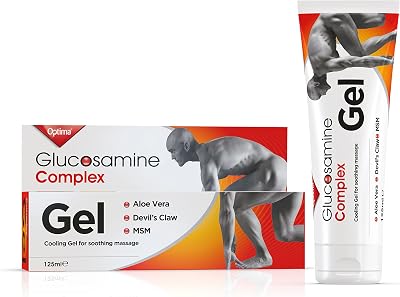 Optima Glucosamine Complex Gel 125 ml Natural Cruelty Free Aloe MSM Devils Claw