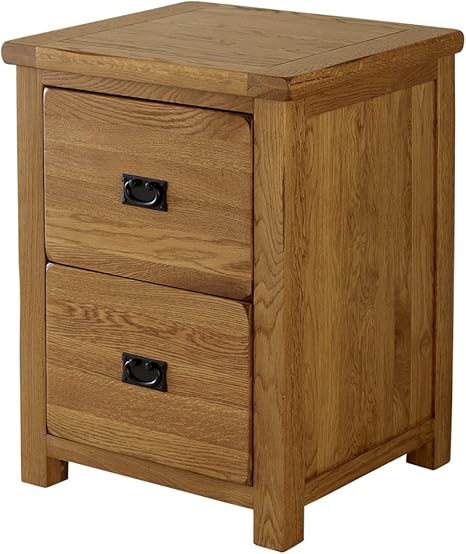 The Furniture Market Aktenschrank, rustikal, Eiche: Amazon.de: Küche