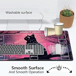 New Playmat with Zones for CCG MTG Trading Card