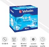 Verbatim 43428 800MB DataLife CD-R 10 Pack Jewel Case 40x Speed view 2