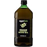 Amazon Fresh, Italian Extra Virgin Olive Oil, Cold Pressed, for Cooking, 2 Liter