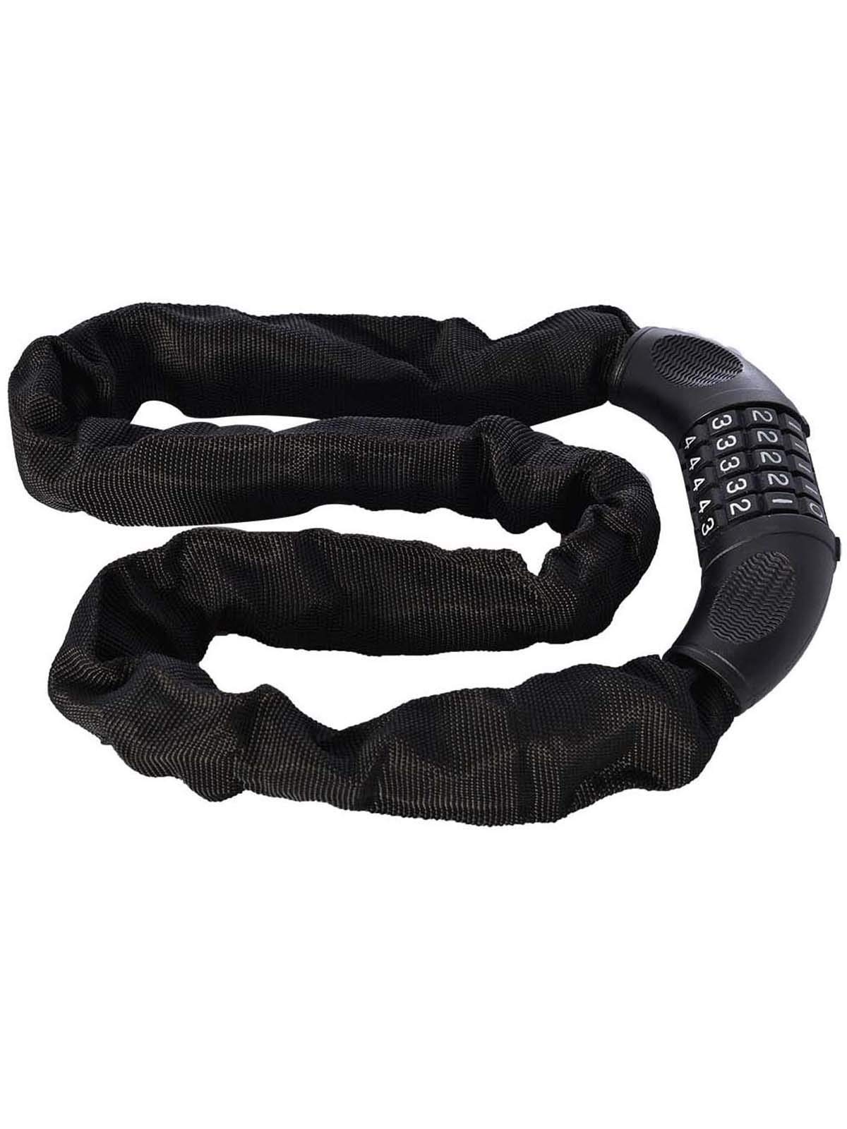 Oxford Unisex Adult Combi Chain6 0.9m X 6mm - Round - Black, 0.9m x 6mm