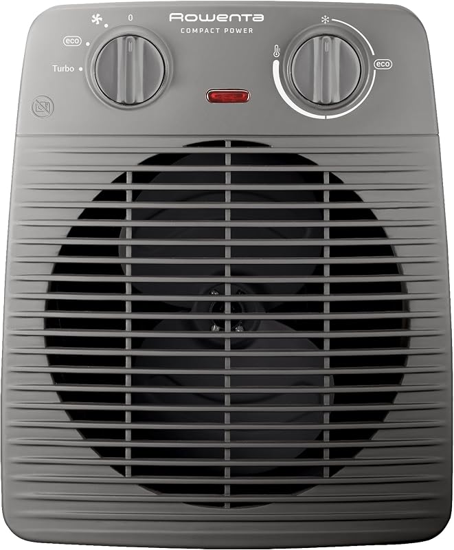 Compact Power Heizlüfter, 2 Leistungsstufen, kompakte Abmessungen