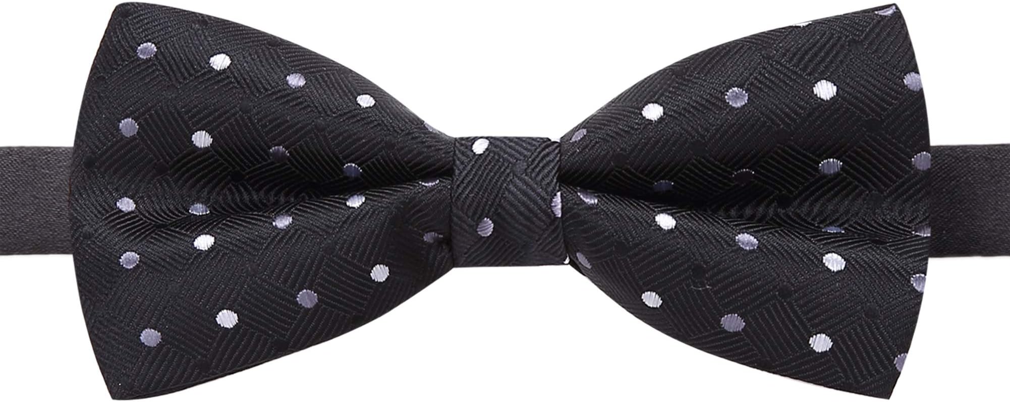 Bow tie for Men Boys-Adjustable Pre-Tied Bow Ties for Formal Tuxedo Suit in Variety Pattern
