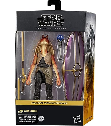 Amazon.com: STAR WARS The Black Series Jar Jar Binks 6-Inch-Scale