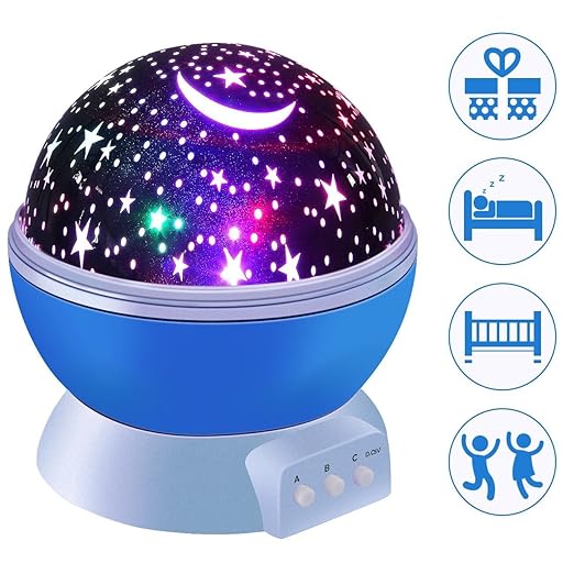 Amazon.com : Star Projector Lamp, Novelty Starry Night Light 360 Degree