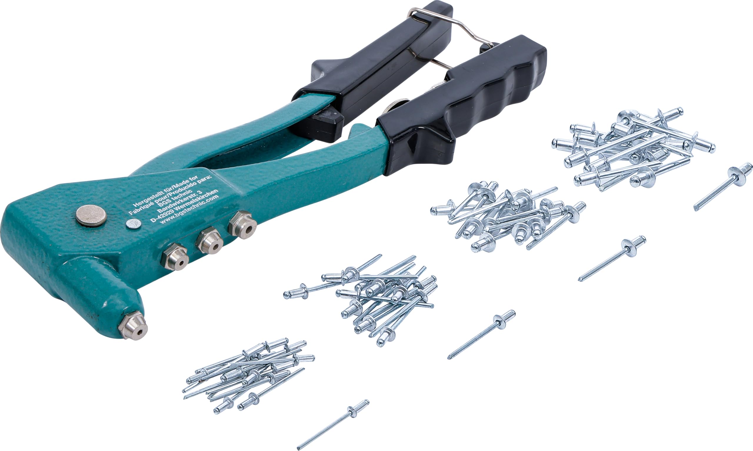 BGS Diy 401 | Rivet Set | 2.4 / 3.2 / 4.0 / 4.8 mm | 250 mm