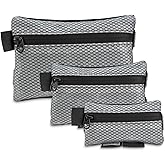 TACTICAL_GEEK Storage A5 EDC Storage Pouch Set, Multi-Purpose Molle EDC Gadget Pouch, Multi-Functional Utility Small Tool Pocket,Luggage Organiser Divider Small Pouch Organizer for Daily Carry(Black)