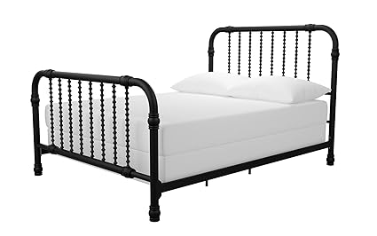 Amazon.com: Little Seeds Monarch Hill Cama, Metal, Negro ...