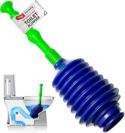 Luigi's Toilet Plunger World’s Best Unblocker 2.0 Snake Design