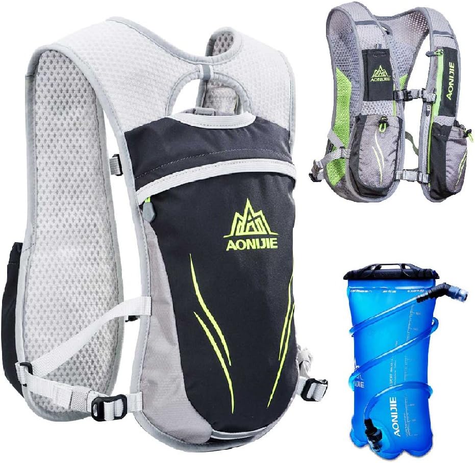 TRIWONDER Hydration Pack Backpack 5.5L Outdoors Mochilas Trail Marathoner Running Race Hydration Vest