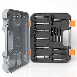 Forstner Bit Set, Wood Drilling, w/Carbide Tipped