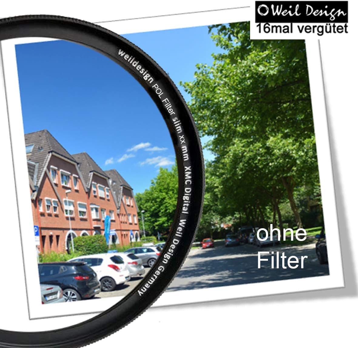 Polarising Filter POL 72 mm Circular Slim XMC Digital Because Design ...