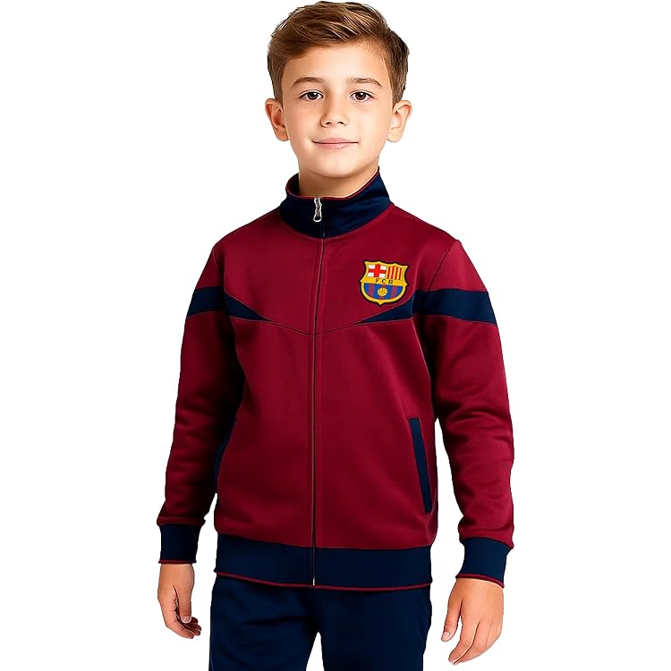 Amazon.com: FCB FC Barcelona Official Soccer Gift Boys Tracksuit