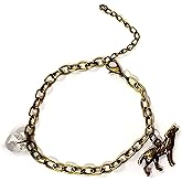 SweetLove.3D Twilight Breaking Dawn Bella's Wolf & Heart Bracelet Prop Replica Jewelry Handmade (Classic)), Sliver