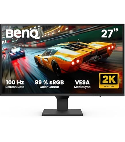 BenQ GW2765HT 2K 27インチモニター 2560 x 1440 GW2765HT | BenQ 27型 2560x1440解像度液晶ディスプレイ | CFD