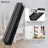 NECILO 800mm Bottom Mount Concealed Drawer Runners 120 kg Full Extension view 3