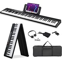 Piano Bench Ktaxon 88-Key Digital Piano Keyboard With Bluetooth