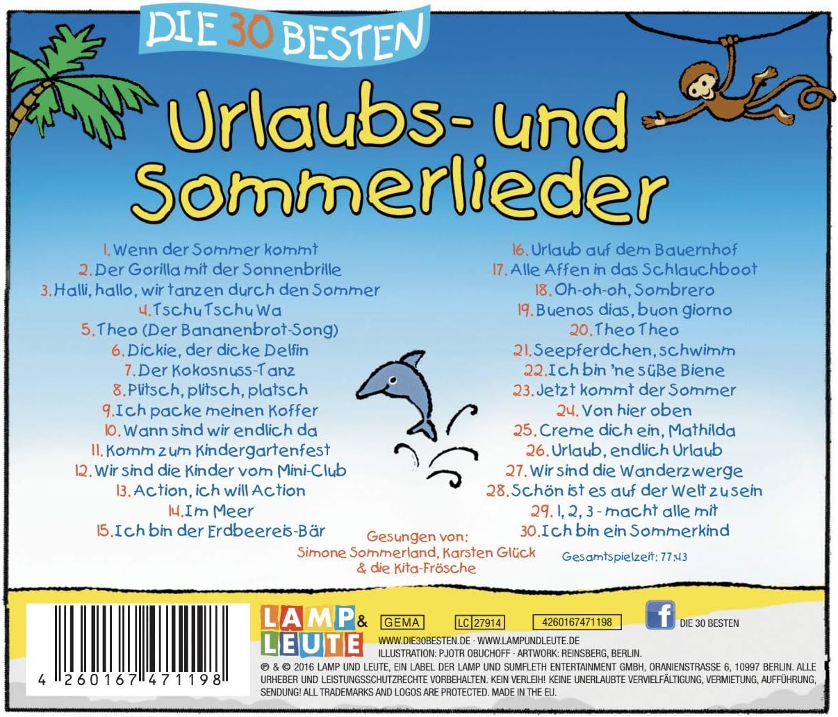 Die 30 Besten Urlaubs- und Sommerlieder - Image 3