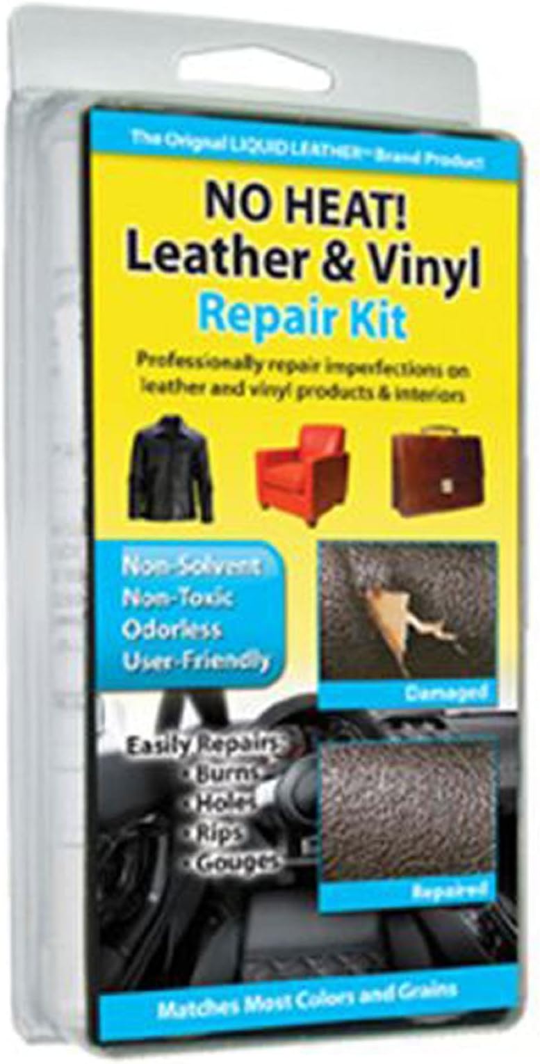 The Best No Heat Liquid Leather & Vinyl Repair Kit Fix Holes Burns Rips Gouges