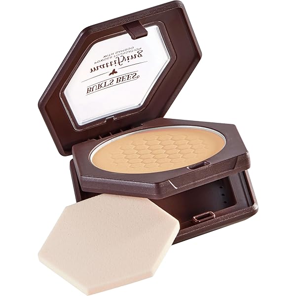 BURT’S BEES 100% NATURAL MATTIFYING POWDER FOUNDATION, BARE – 0.3 OUNCE
