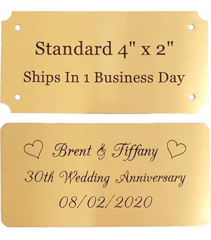 Size:3 W X 1 H, Custom Bronze Engraved Metal Seychelles - View #9