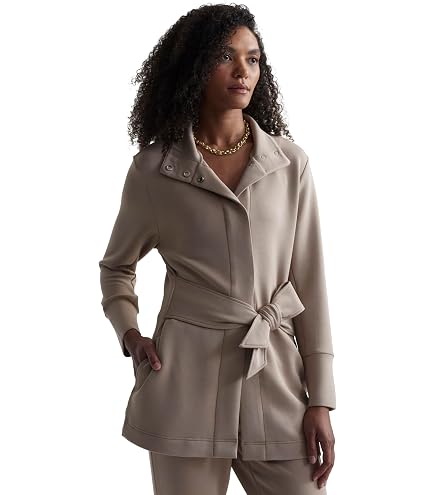 Amazon.com: Varley Women's Carol Wrap Jacket, Black Mono Check