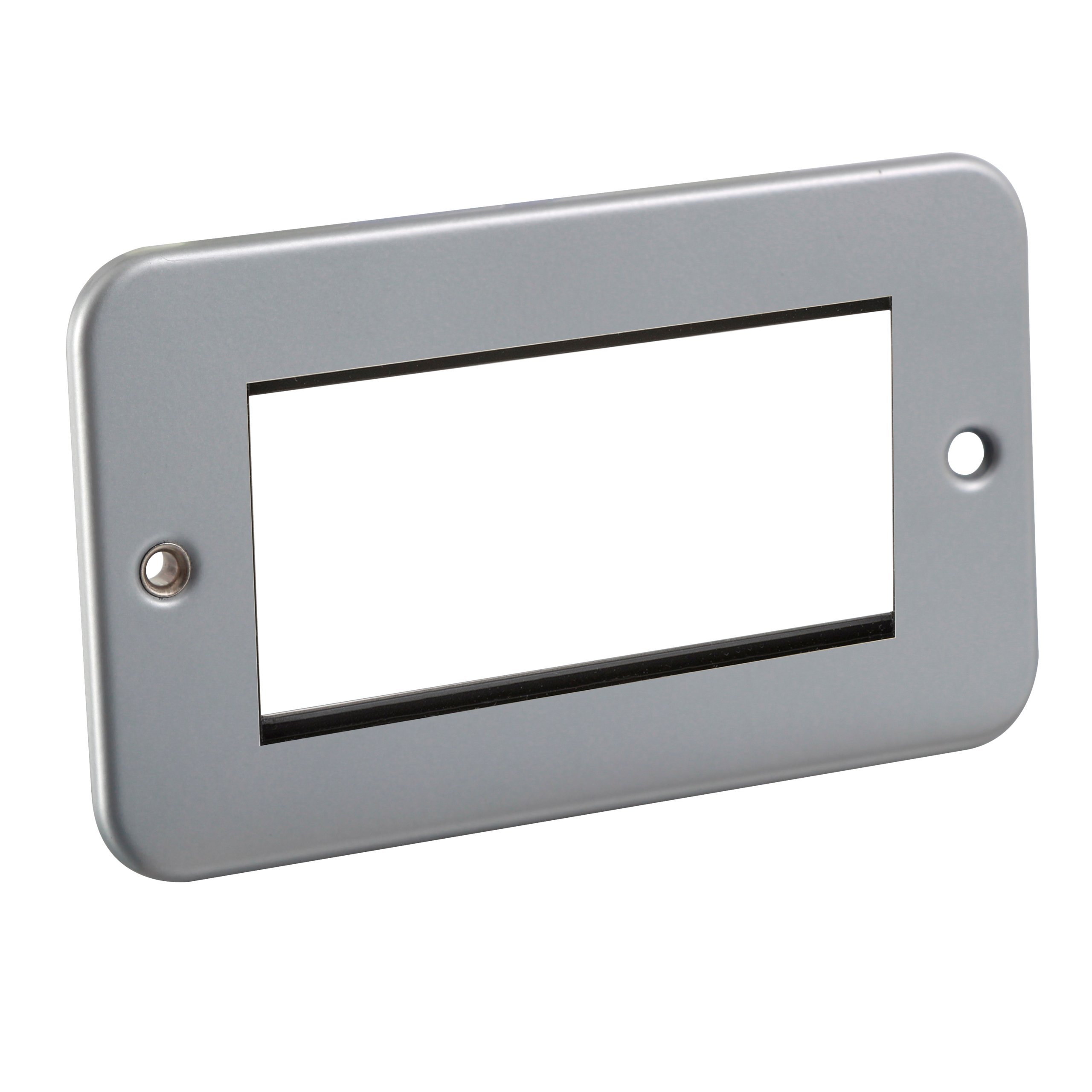 Metal Clad 4G Modular Faceplate Grey